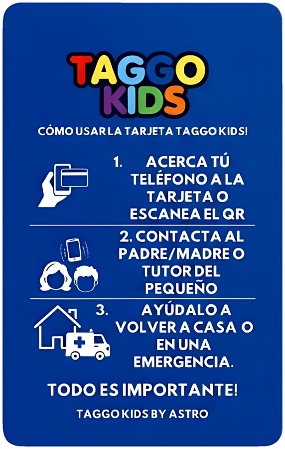 TAGGO Kids tarjeta