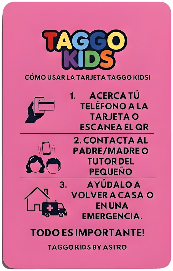 TAGGO Kids tarjeta