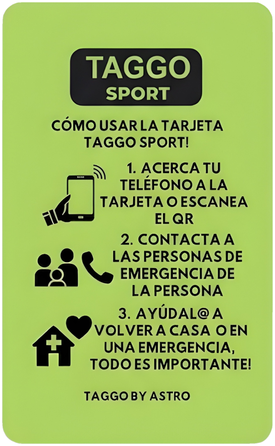 TAGGO Sport tarjeta
